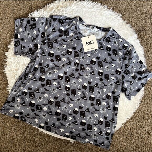 Em & Sprout Pajama Set New Spooky Halloween Jammies FITS SMALLER Womens Size 4X - Picture 2 of 8